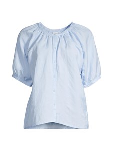 NOOM - Tiia-pellavasekoitepaita - LT.BLUE | Stockmann