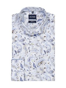 Olymp - Body Fit Paisley -kauluspaita - 11 BLEU | Stockmann