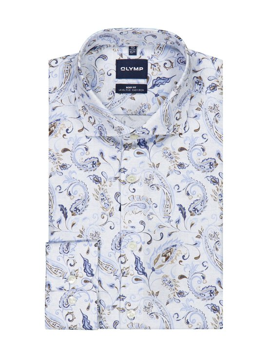 Olymp - Body Fit Paisley -kauluspaita - 11 BLEU | Stockmann - photo 1
