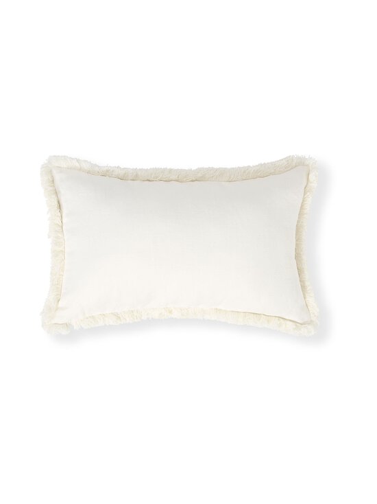 Lexington - Linen Cotton Fringe -sisustustyyny 50 x 30 cm - WHITE | Stockmann - photo 1