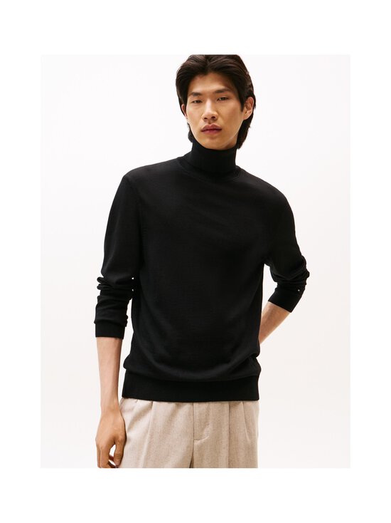 Tommy Hilfiger - Fine Merino Roll Neck džemperis - BDS BLACK | Stockmann - photo 4