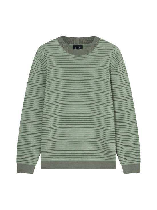 ARMANI EXCHANGE - Neule - AF10454 F7160 HEDGE GREEN/CHIMERA STRIPES | Stockmann - photo 1