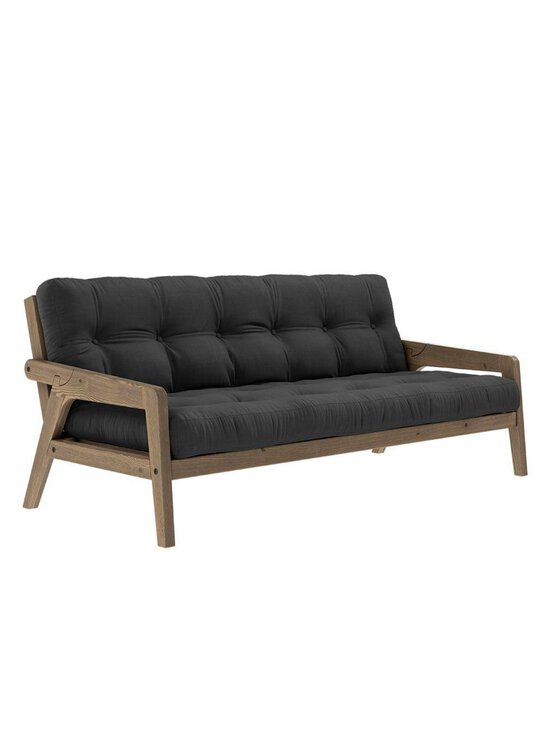 Karup - Grab-futonsohva dark grey/ruskea L 200 cm - GREY | Stockmann - photo 1