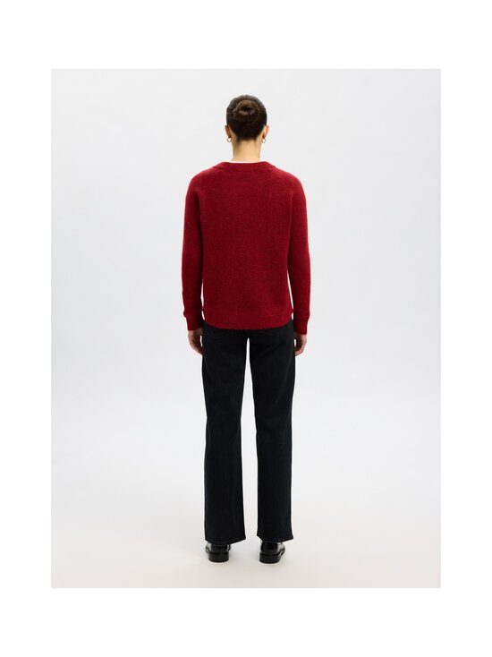 Selected - SlfLulu-neulepusero - EQUESTRIAN RED DETAIL:MELANGE - photo 4 Selected - SlfLulu-neulepusero - EQUESTRIAN RED DETAIL:MELANGE | Stockmann - photo 4