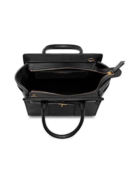 Mulberry - Mini Zipped Bayswater Small Classic Grain plecu soma - A100 BLACK | Stockmann - photo 4