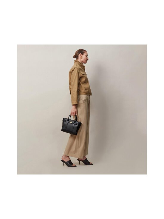Mulberry - Mini Zipped Bayswater Small Classic Grain plecu soma - A100 BLACK | Stockmann - photo 6