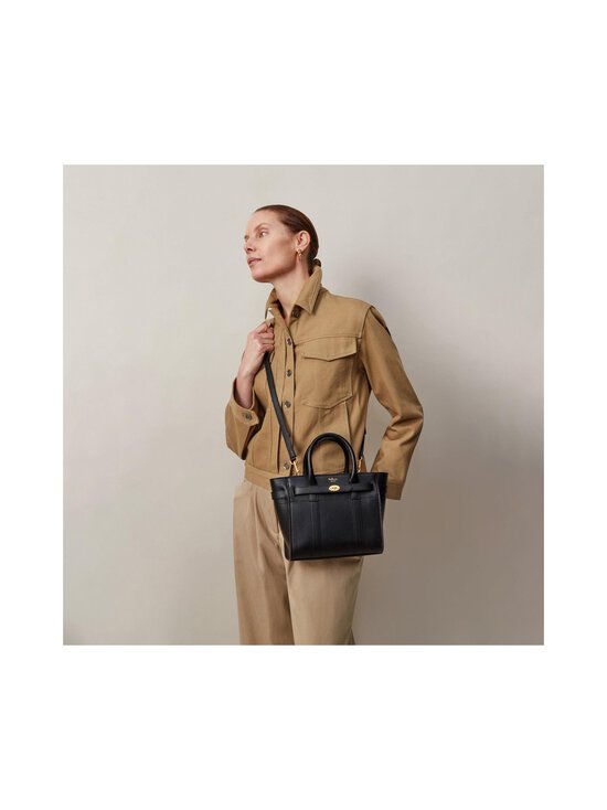 Mulberry - Mini Zipped Bayswater Small Classic Grain plecu soma - A100 BLACK | Stockmann - photo 7