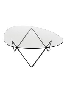 Gubi - Pedrera-sohvapöytä - LÄPINÄKYVÄ,MUSTA | Stockmann