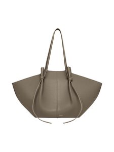 YUZEFI - Large Mochi Pebble Grain -nahkalaukku - TAUPE | Stockmann