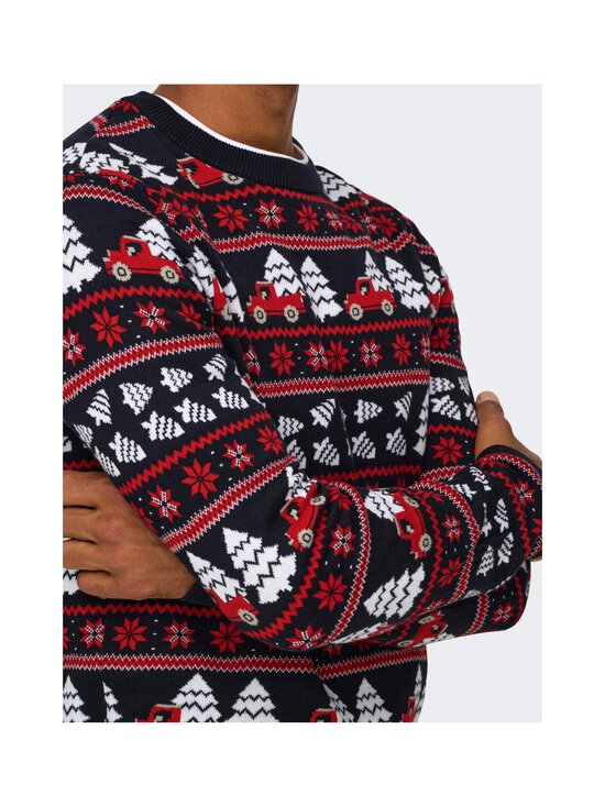 Only & Sons - OnsXmas Jaq -neulepaita - DARK NAVY - photo 7 Only & Sons - OnsXmas Jaq -neulepaita - DARK NAVY | Stockmann - photo 7