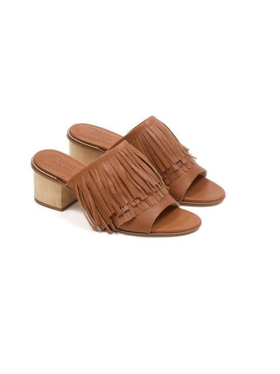 Terhi Pölkki - Texas Mule Block Heel -sandaalit - COGNAC | Stockmann - photo 3