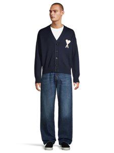 Ami - Contrasted Ami De Coeur -neuletakki - ENCRE/ECRU | Stockmann