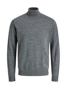 Jack & Jones - Jprblamerino Roll Neck -neule - MEDIUM GREY MELANGE | Stockmann