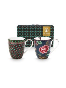 PIP Studio - Berry Blues XL -posliinimukit 2 kpl - BLUE PIP Studio - Berry Blues XL -posliinimukit 2 kpl - BLUE | Stockmann