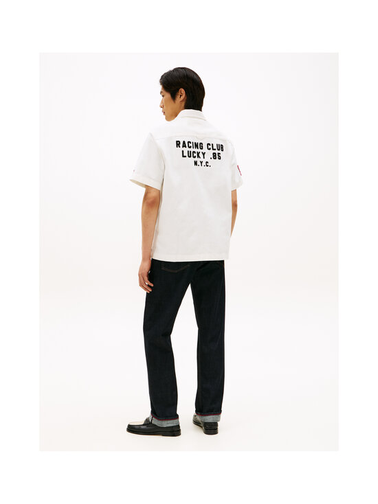 Tommy Hilfiger - Triiksärk Herringbone Camp Collar Relaxed - YBL ECRU | Stockmann - photo 4