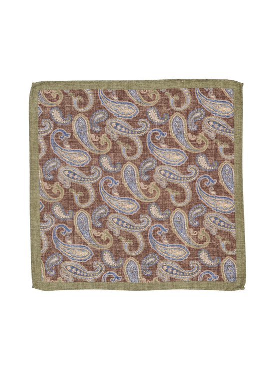 Double Medallion Paisley -silkkitaskuliina