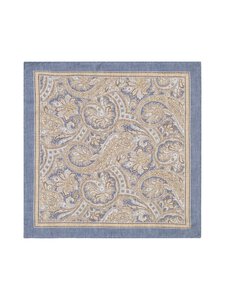 Stockholm Kravatt - Siidist taskurätt Hankie Double Face Paisley Medallion - 1 NAVY | Stockmann