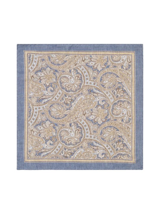 Stockholm Kravatt - Siidist taskurätt Hankie Double Face Paisley Medallion - 1 NAVY | Stockmann - photo 1