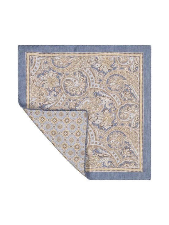 Stockholm Kravatt - Siidist taskurätt Hankie Double Face Paisley Medallion - 1 NAVY | Stockmann - photo 2