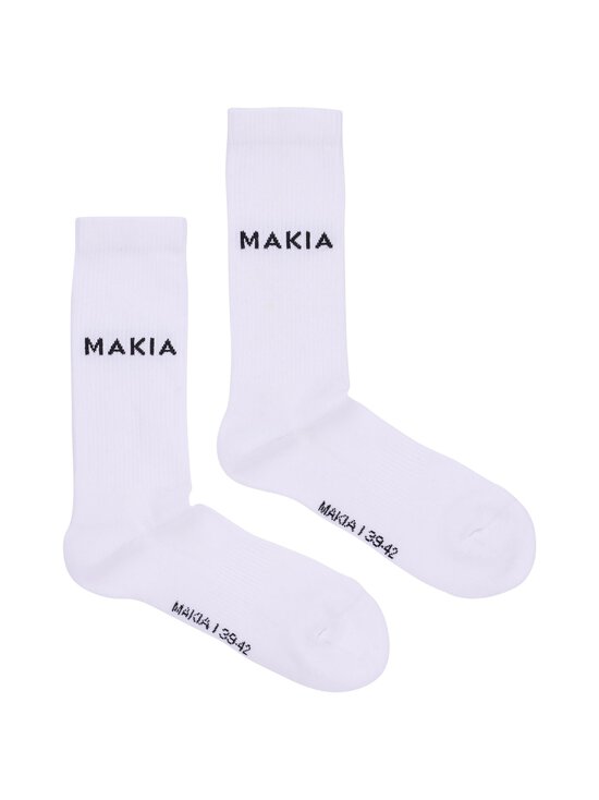 Makia - Sokid Logo, 2-pakk - 001 WHITE | Stockmann - photo 1