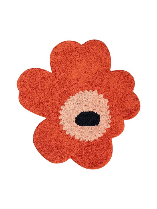 Marimekko - Unikko-kylpyhuonematto - 319 ORANGE RED, POWDER, CHARCOAL | Stockmann - photo 1