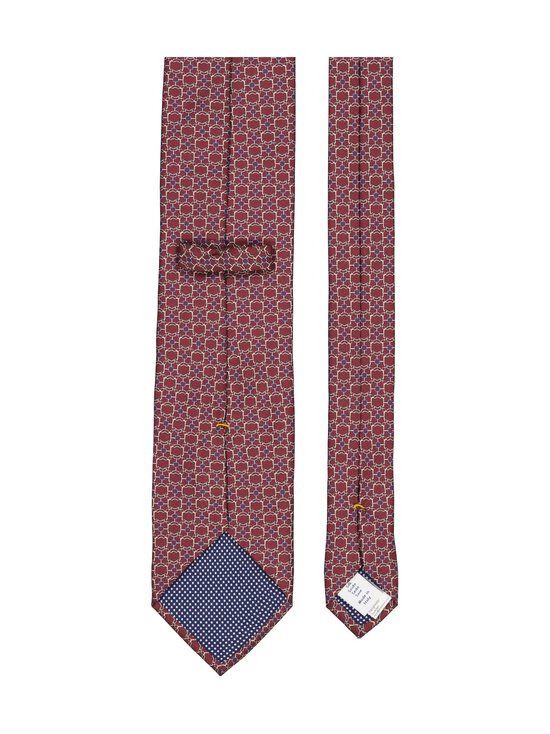 Eton - Chain Print -silkkisolmio - 58 DARK RED | Stockmann - photo 2