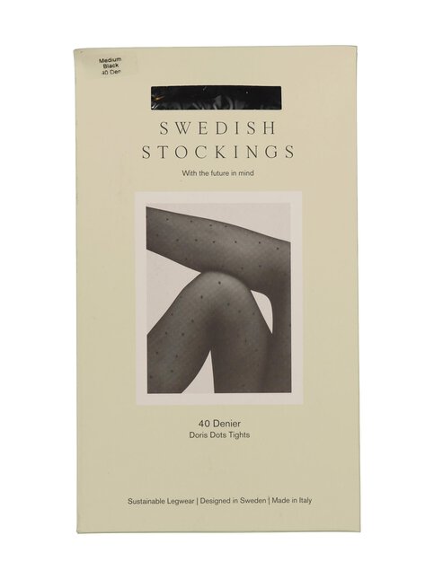 Swedish Stockings Doris Dots Tights in Black