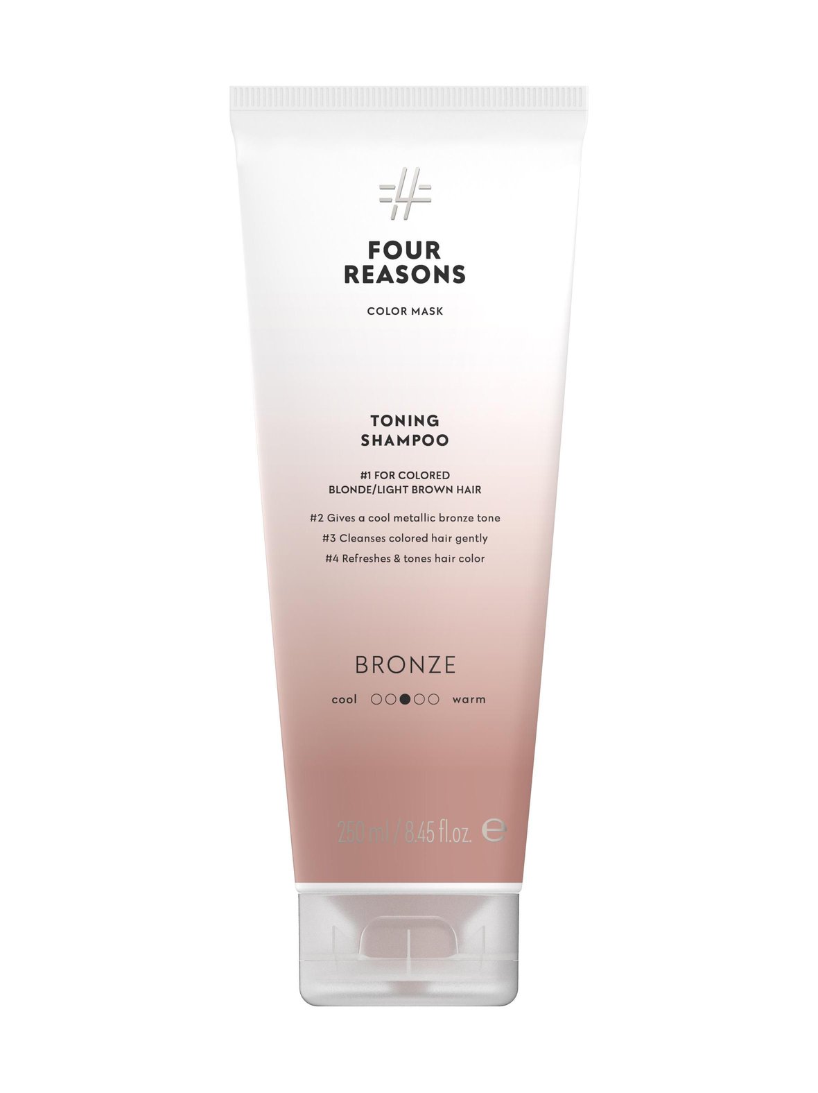 Four Reasons Color mask toning bronze -shampoo 250 ml