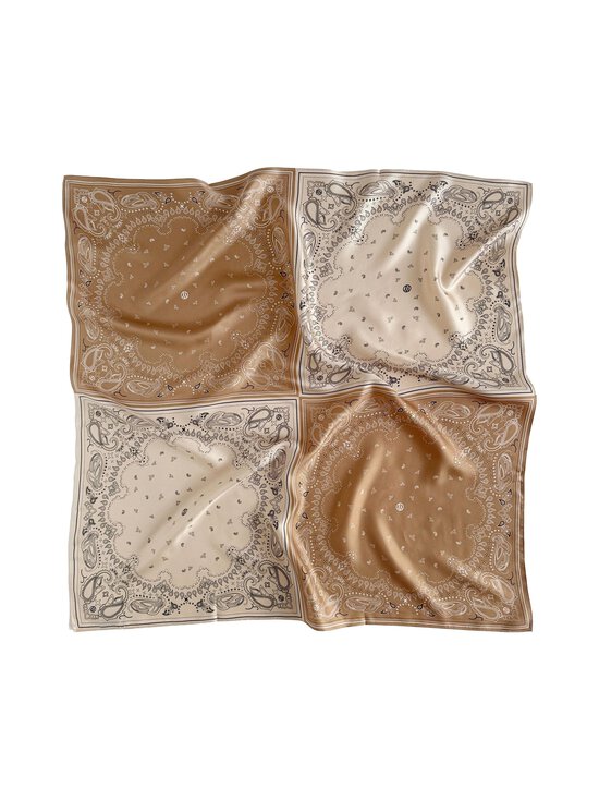 lescarf - Squared-silkkihuivi 80 x 80 cm - SAND | Stockmann - photo 1