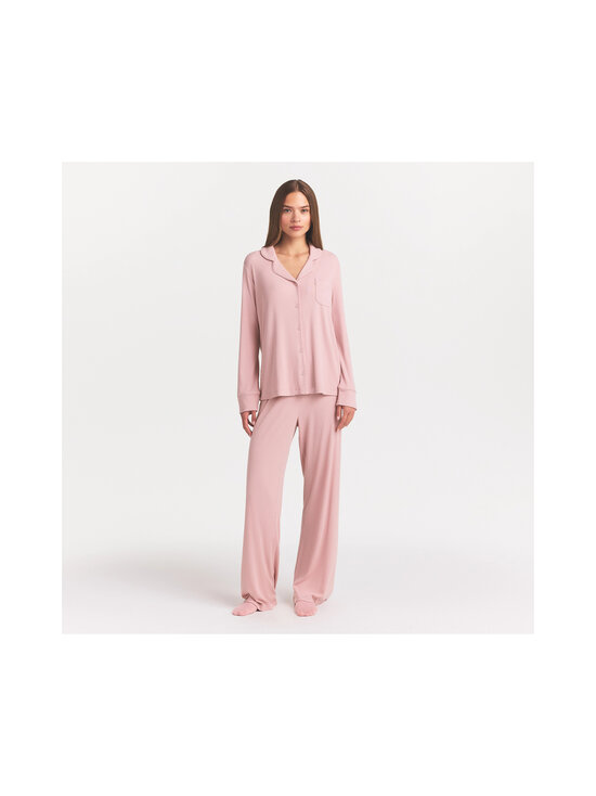 SKIMS - Soft Lounge Rib Sleep Set - pyjama 2-osainen - MORGANITE | Stockmann - photo 3