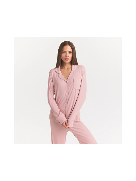 SKIMS - Soft Lounge Rib Sleep Set - pyjama 2-osainen - MORGANITE | Stockmann - photo 5