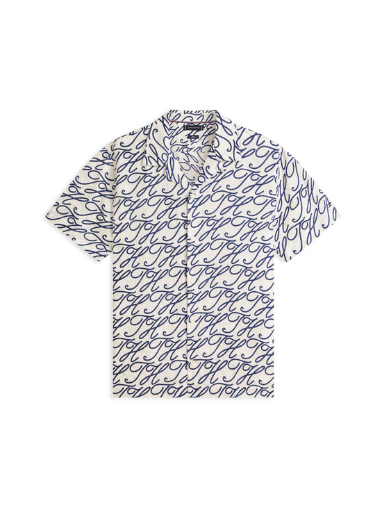 Tommy Hilfiger - Linen Camp Swimshop -kauluspaita - 0K4 ECRU / ALLOVER | Stockmann - photo 1