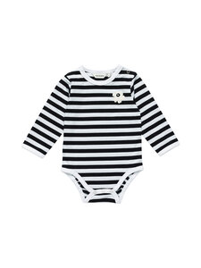 Marimekko - Vinde Tasaraita Unikko -body - 068 WHITE, BLACK | Stockmann