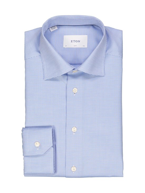 Eton - Slim Fit Semi Solid krekls ar apkakli - 22 LIGHT BLUE | Stockmann - photo 1