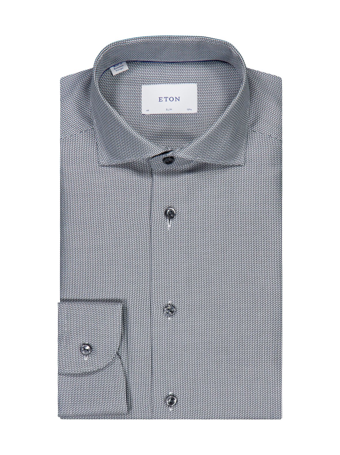 Slim fit dobby -kauluspaita