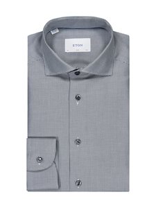 Eton - Slim Fit Dobby -kauluspaita - 66 DARK GREEN | Stockmann