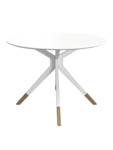 BoConcept - Billund-ruokapöytä valkoinen/luonnonvärinen tammi ø 110 cm - WHITE | Stockmann