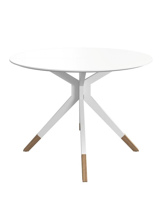 BoConcept - Billund-ruokapöytä valkoinen/luonnonvärinen tammi ø 110 cm - WHITE | Stockmann - photo 1