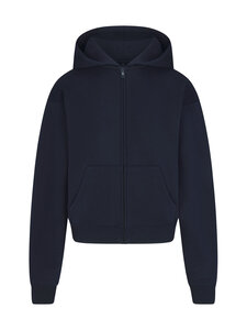 SKIMS - Cotton Fleece Classic Zip Up -huppari - NAVY | Stockmann
