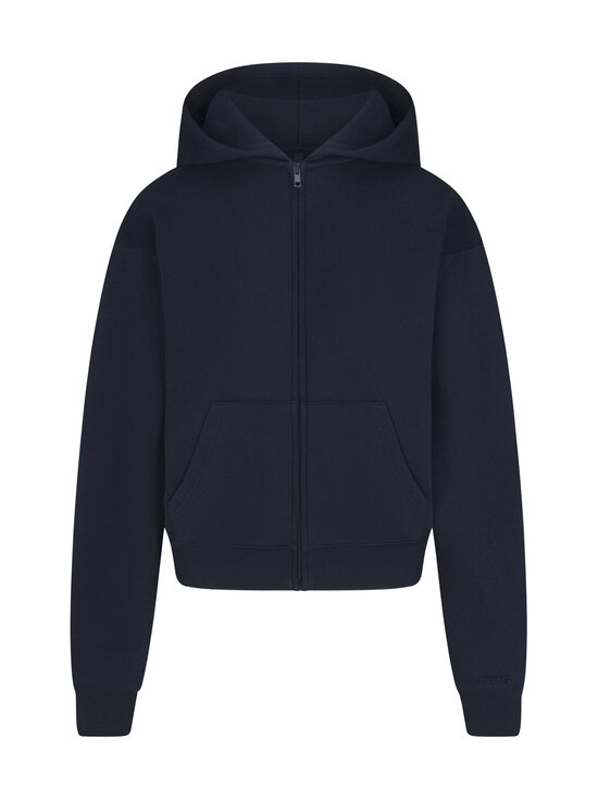 SKIMS - Cotton Fleece Classic Zip Up -huppari - NAVY | Stockmann - photo 1