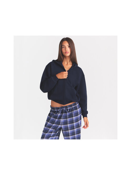 SKIMS - Cotton Fleece Classic Zip Up -huppari - NAVY | Stockmann - photo 2