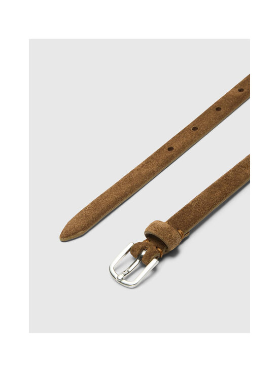 Selected - SlfIona Slim -mokkanahkavyö - TAN | Stockmann - photo 2