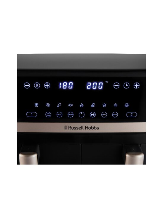 Russell Hobbs - Satisfry Dual Basket 9l Airfryer -kiertoilmakypsennin - BLACK - photo 6 Russell Hobbs - Satisfry Dual Basket 9l Airfryer -kiertoilmakypsennin - BLACK | Stockmann - photo 6