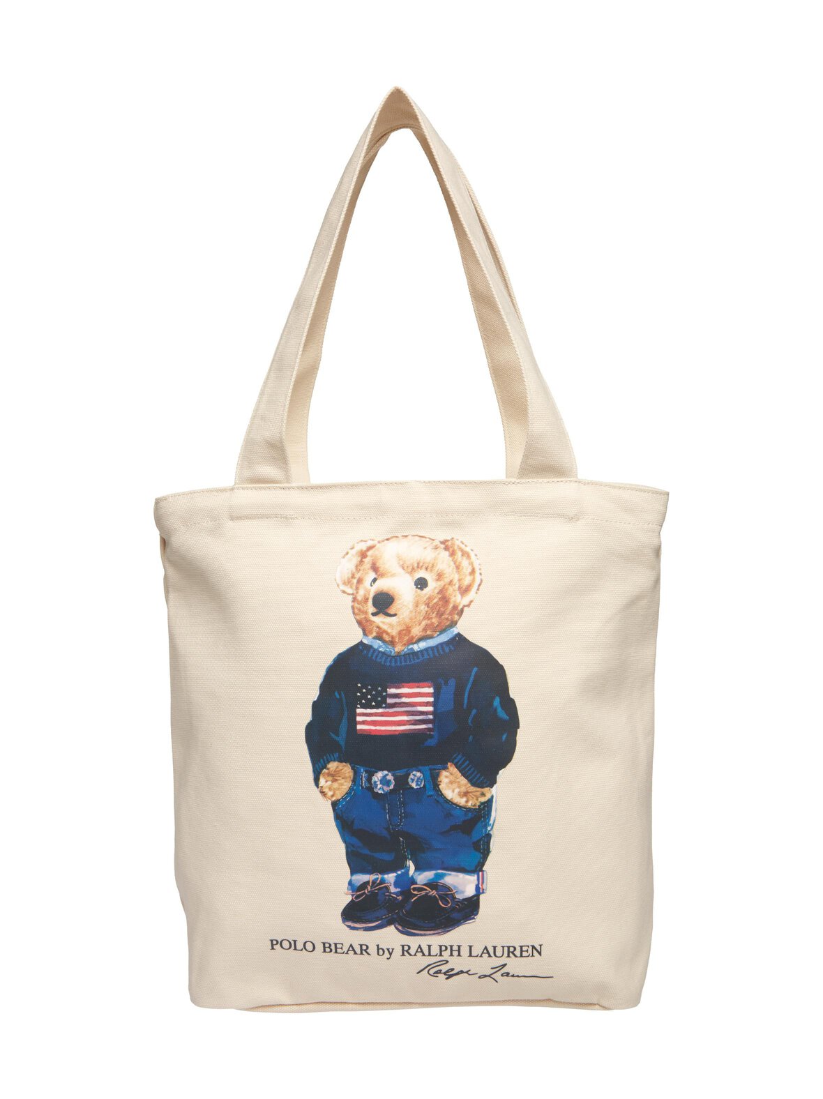 Polo Bear Tote -kangaslaukku