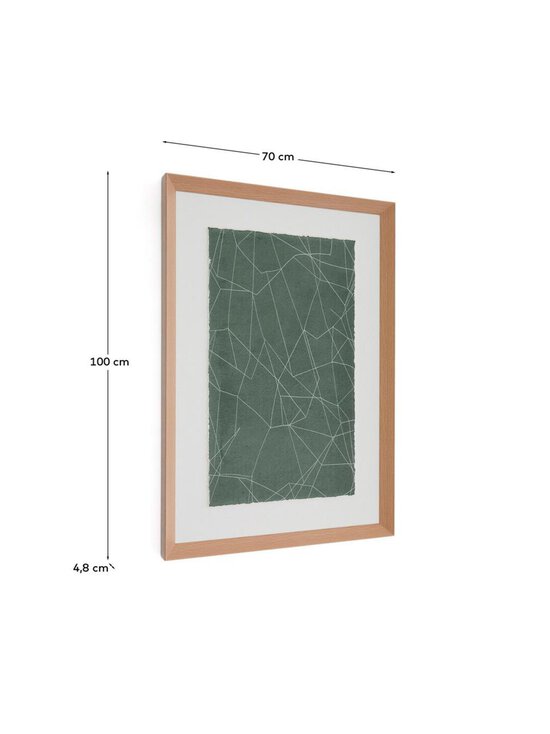 Kave Home - Durkan-taulu vihreä 100 x 70 cm - GREEN | Stockmann - photo 9