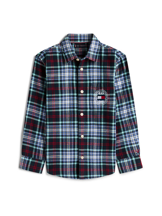 Tommy Hilfiger - Triiksärk Embroidered Graphic - 0MS DARK NIGHT NAVY CHECK | Stockmann - photo 1