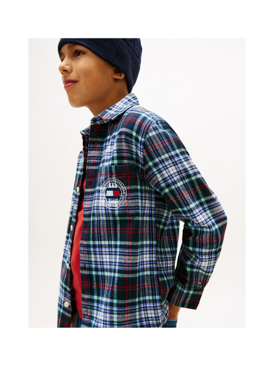 Tommy Hilfiger - Triiksärk Embroidered Graphic - 0MS DARK NIGHT NAVY CHECK | Stockmann - photo 4