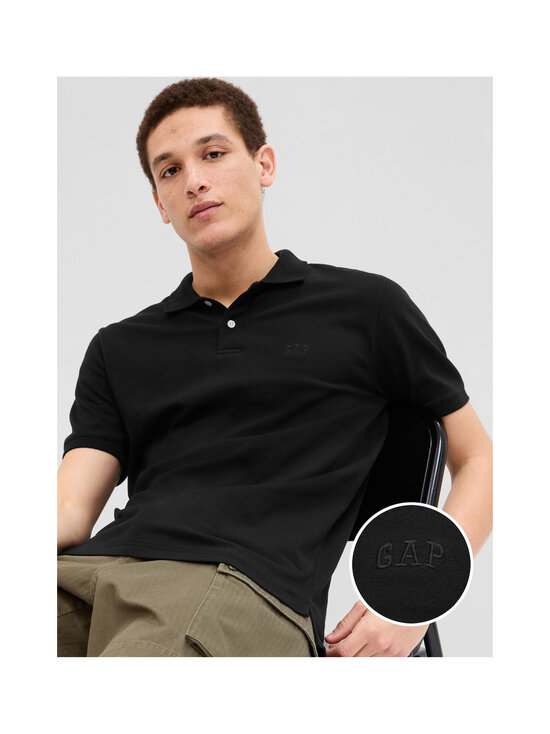 GAP - Logo polo krekls - BLACK 013 | Stockmann - photo 6