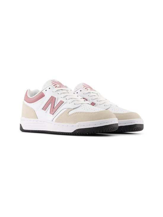 New Balance - 480 Kids Lace brīvā laika apavi - 93B WHITE / ROSEWOOD | Stockmann - photo 7