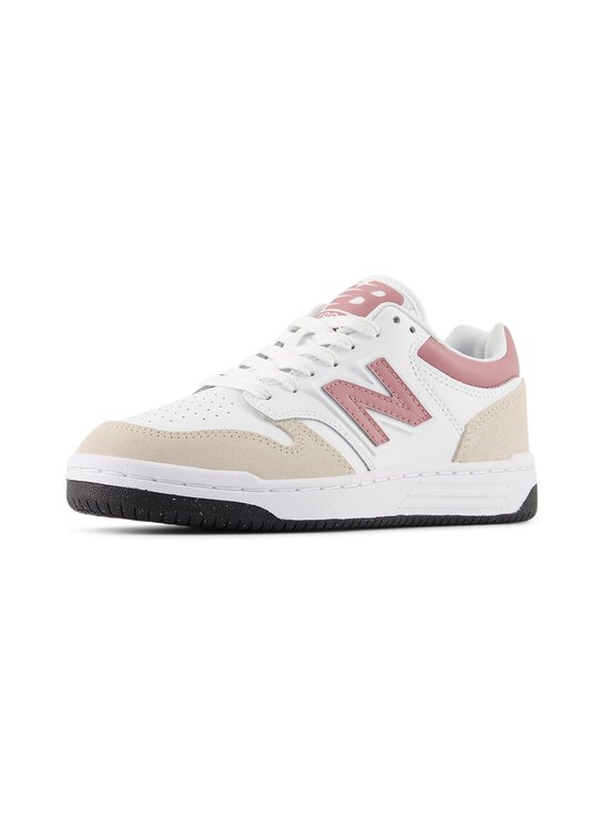 New Balance - 480 Kids Lace brīvā laika apavi - 93B WHITE / ROSEWOOD | Stockmann - photo 8